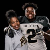 Monica Bryant-Chapman and her son, William
