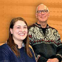 Katherine Reichart and Jim Lerums