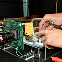 Camera light sensors can be solar cells, too.