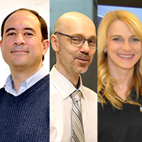 Jose Garcia-Bravo, Robert Nawrocki and Brittany Newell