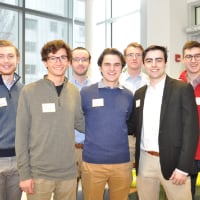 The winning team from Purdue Polytechnic’s “Design Innovation Challenge: Fight Human Trafficking in the Americas”