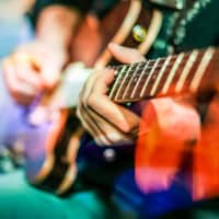 A Purdue team created a flexible, printed circuit board that imitates the conventional wire configurations inside an electric guitar. (Stock photo)