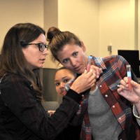 Teachers participate in last summer's PLTW Core Training "Medical Detectives" course.