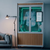 Presso, a kiosk garment cleaning device