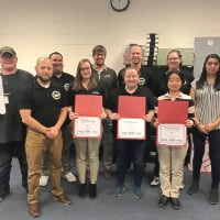 ETTE student team at TEECA event
