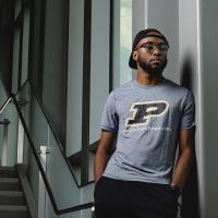 Nah’Shon Williams (Purdue University photo/Charles Jischke)