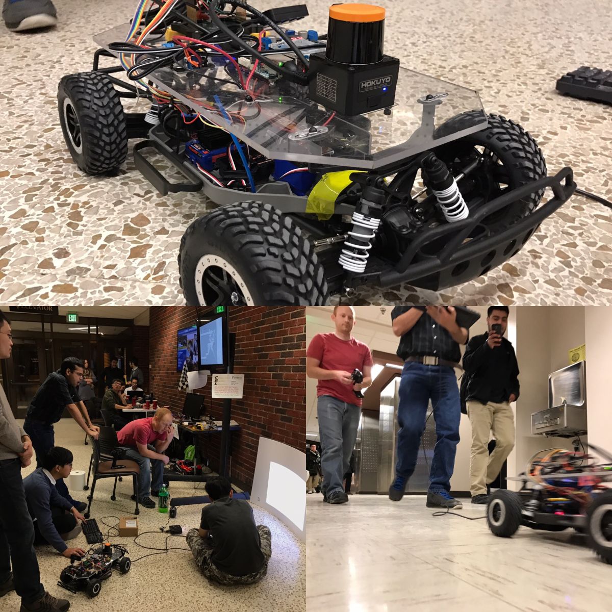Autonomous vehicle race in Knoy