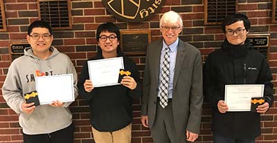 Best poster award picture with Gary
