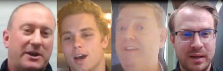 Brian Dillman, Michael Holbrook, Timothy Ropp and Ryne Kerchner