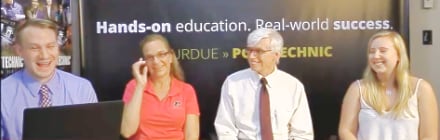 Ryne Kerchner, Tami Lynch, Gary Bertoline, & Sara Zaloudek