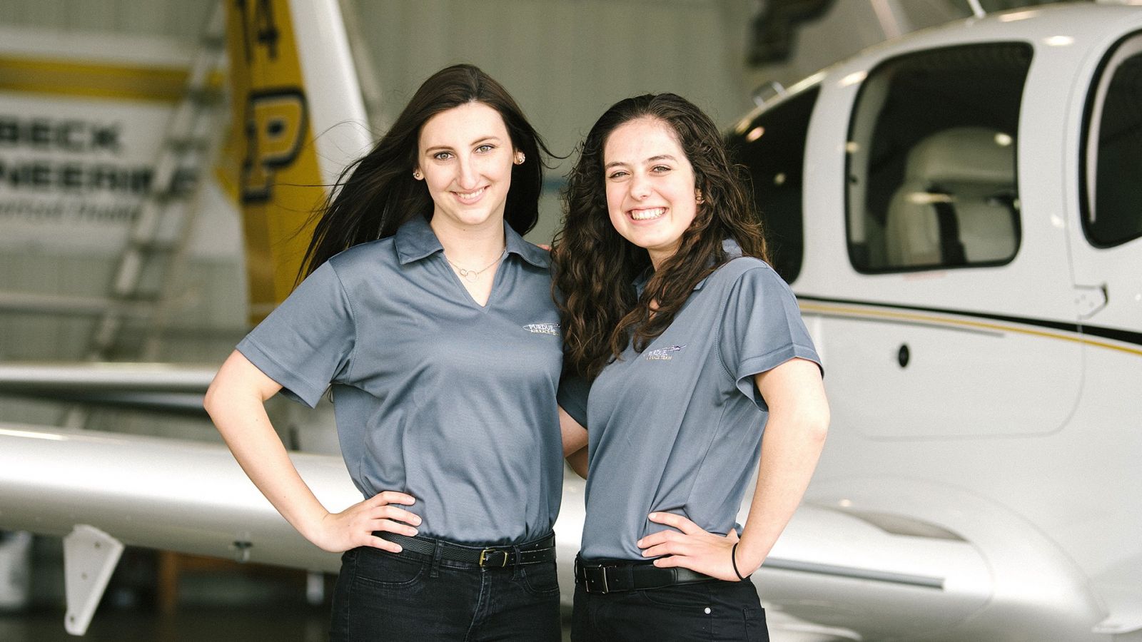 Mary McCarty and Alyssa Harvey (Purdue University photo/Chris Konecnik)