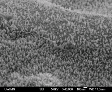 Zno nanorod for butanol sensing