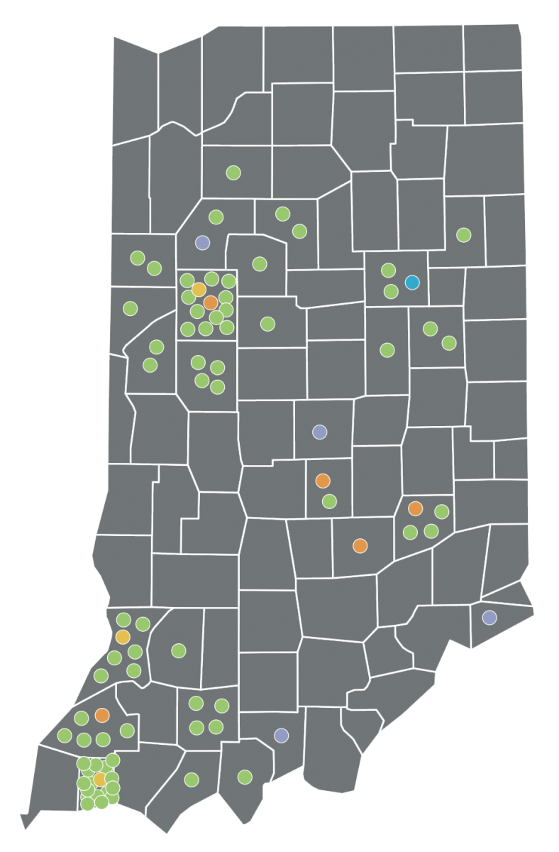 Indiana IN-MaC Map