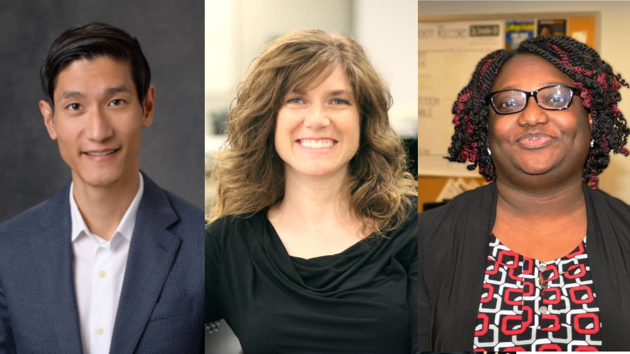 Dominic Kao, Dawn Laux and Ida Ngambeki