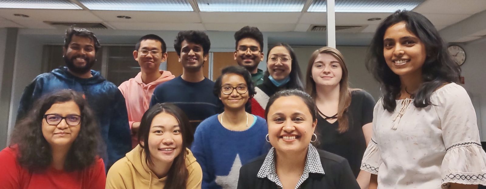 The students participating in Nandhini Giri's fall 2022 course, Design Futures. (Top row, left to right: Angshuman Mazumdar, Dixuan Cui, Hritik Trivedi, Utsav Manandhar, Huimin Liu, Jessica Backus, Keerty Yenuganti) (Bottom row, left to right: Metali Mangal, Fu-Chia Yang, Koushiki Pohit, and Nandhini Giri)