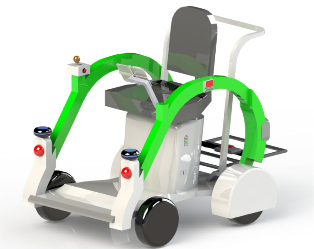 The "Airport Unmanned Self-Driving Wheelchair"