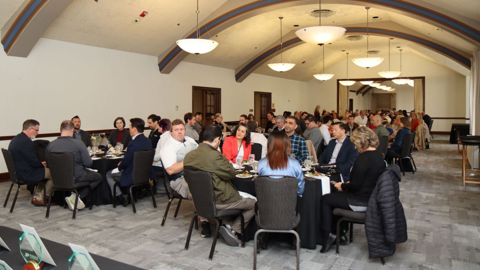 The Purdue Polytechnic awards luncheon in the Purdue Memorial Union. (Purdue University photo/John O'Malley)
