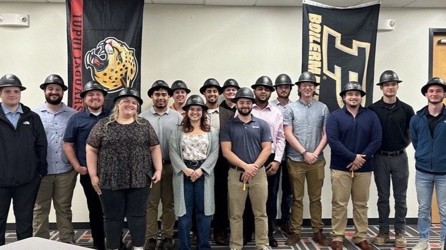 The entire Meyer Najem intern cohort from Marshall's (center) time as a student. (Photo provided)