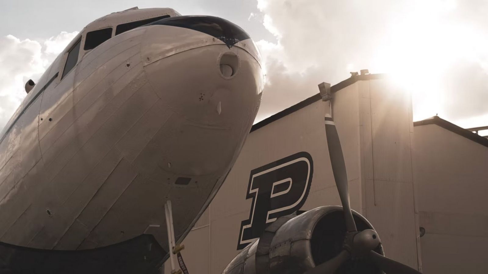 An aircraft during Aviation Day 2024. (Photo courtesy of Purdue Aviation Day)