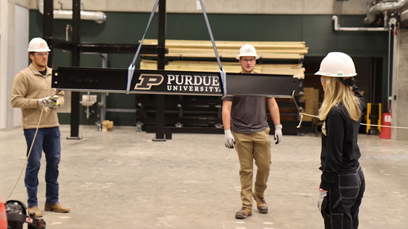 Purdue students in Indianapolis will gain the skills to be the future leaders of the construction industry. (Purdue University photo/John O’Malley)