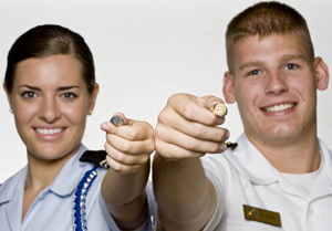 Purdue Student With Class Ring